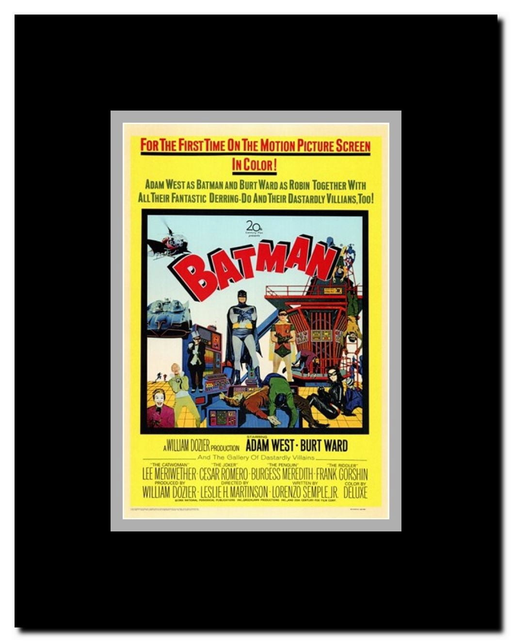 Batman Framed Movie Poster