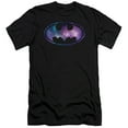 thumbnail image 1 of Batman Galaxy Signal Premium Canvas T-Shirt Adult Slim Fit 30/1 Black, 1 of 1