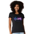 thumbnail image 1 of Batman Galaxy Signal Women's T Shirt (X-Large) Black, 1 of 5