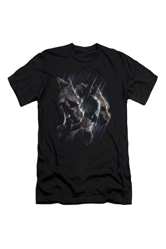 Batman Gargoyles S/S Adult 30/1 T-Shirt Black