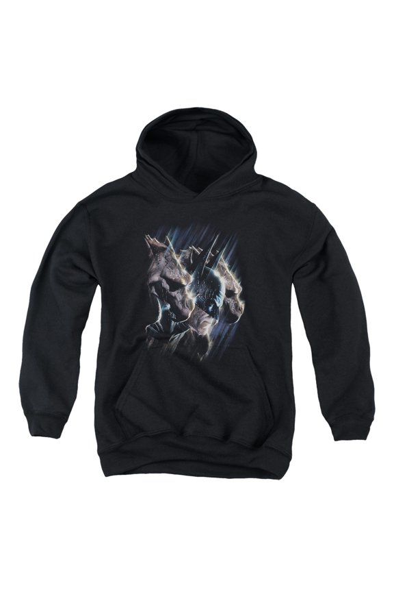 Batman - Gargoyles - Youth Hooded Sweatshirt - Medium