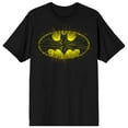 thumbnail image 1 of Batman Glow in the Dark Classic Logo Men's Black Graphic Tee-4XL, 1 of 3