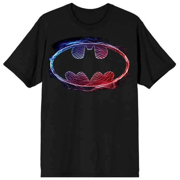 Batman Glow in the Dark Logo Men's Black Graphic Tee-M