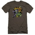 thumbnail image 1 of Batman Goblin Candy Premium Canvas T-Shirt Adult Slim Fit 30/1 Charcoal, 1 of 1