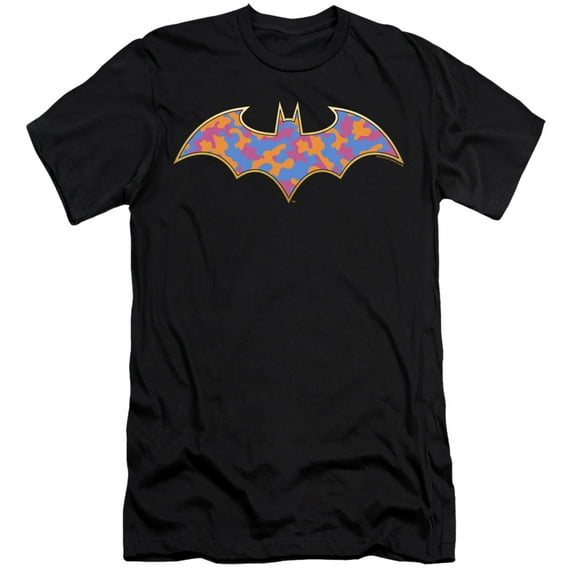 Batman - Gold Camo - Premium Slim Fit Short Sleeve Shirt - XX-Large