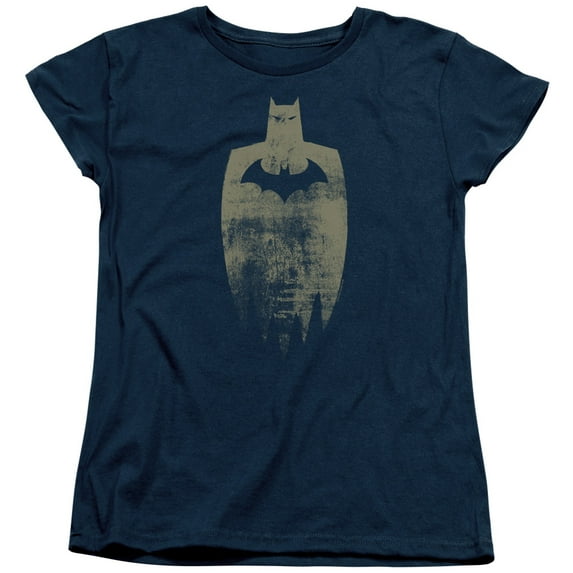 Batman - Gold Silhouette - Women's Short Sleeve Shirt - X-Large