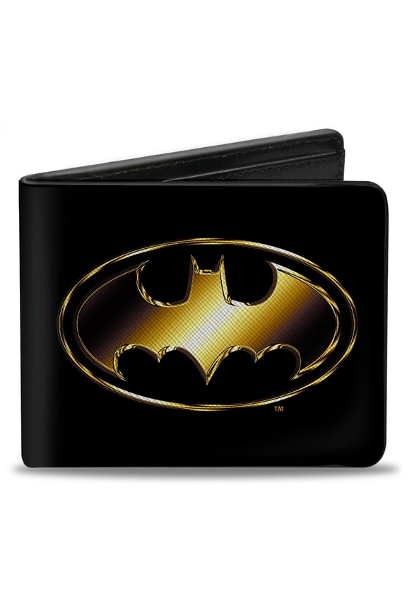 Golden Logo Bi-Fold Wallet