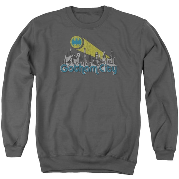 Batman - Gotham City Distressed - Crewneck Sweatshirt - Large