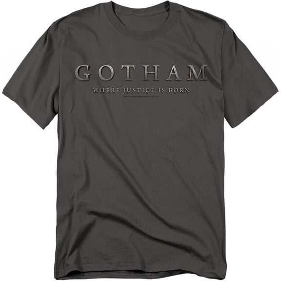 Batman Gotham Logo Mens Short Sleeve Shirt