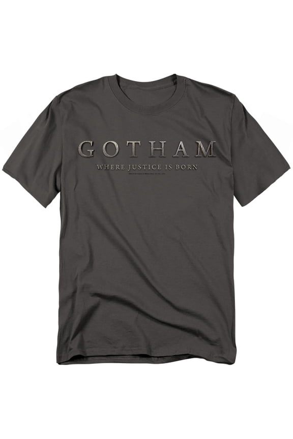 Batman Gotham Logo Mens Short Sleeve Shirt