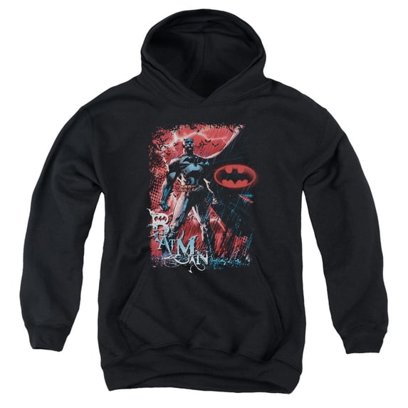 Batman - Gotham Reign - Youth Hooded Sweatshirt - X-Large