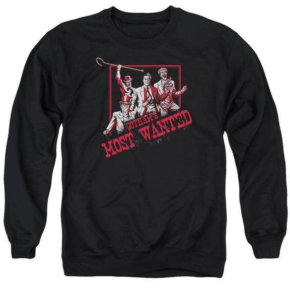 Batman - Gotham'S Most Wanted - Crewneck Sweatshirt - X-Large