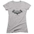 thumbnail image 1 of Batman Gotham Shield Junior Women's T-Shirt V-Neck-Athletic Heather, 1 of 1