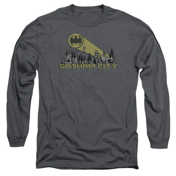 Batman - Gotham Skyline - Long Sleeve Shirt - X-Large
