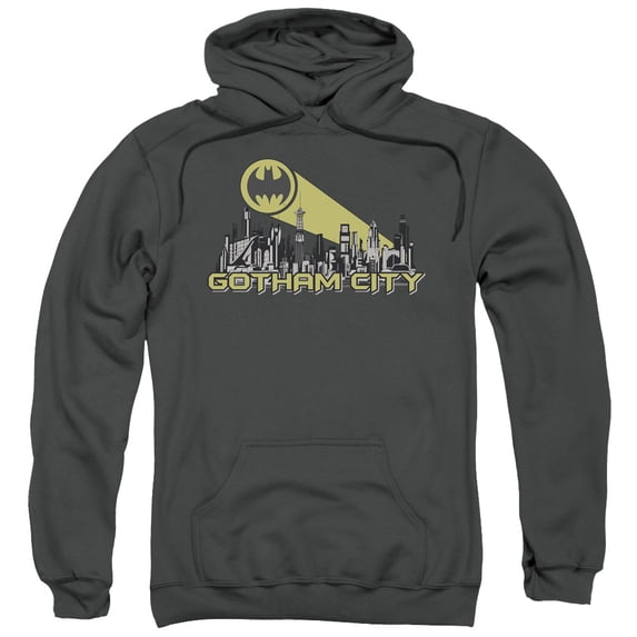 Batman - Gotham Skyline - Pull-Over Hoodie - X-Large