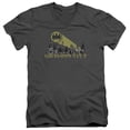thumbnail image 1 of Batman - Gotham Skyline - Slim Fit V Neck Shirt - XX-Large, 1 of 2
