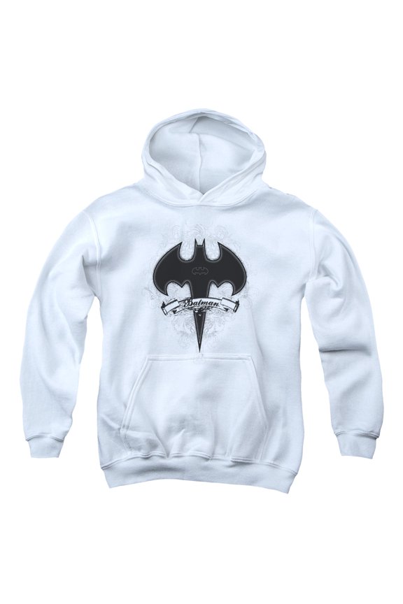 Batman - Gothic Gotham - Youth Hooded Sweatshirt - Small