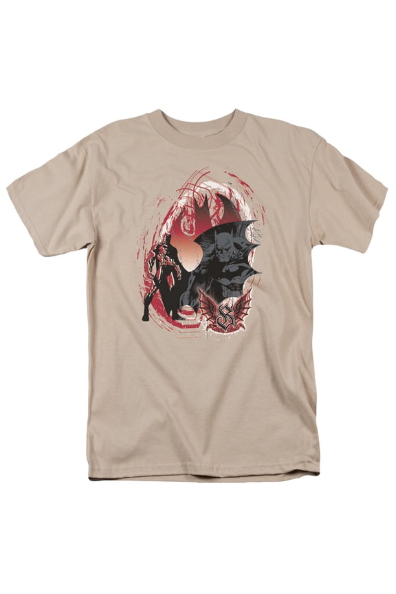 Batman Men's Gothic Scrawl T-shirt Sand