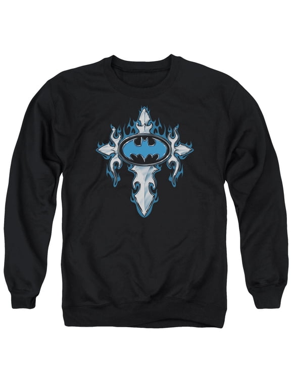 Batman - Gothic Steel Logo - Crewneck Sweatshirt - Large