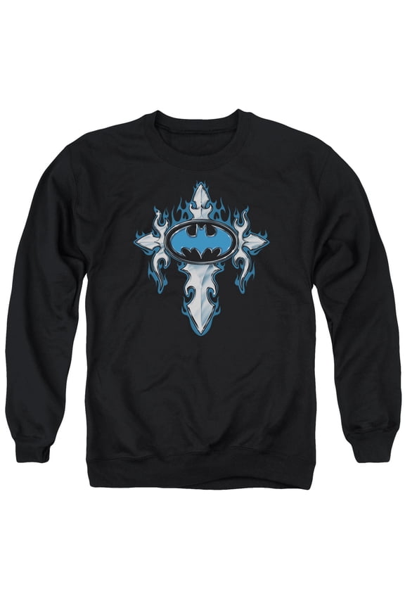Batman - Gothic Steel Logo - Crewneck Sweatshirt - Large
