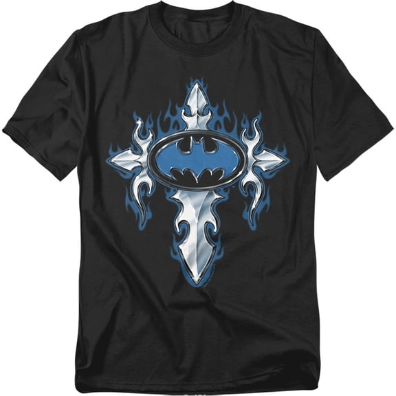 Batman T-Shirt Gothic Steel Logo Unisex Graphic Tee For Men & Women