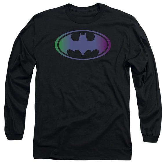 Batman - Gradient Bat Logo - Long Sleeve Shirt - Small