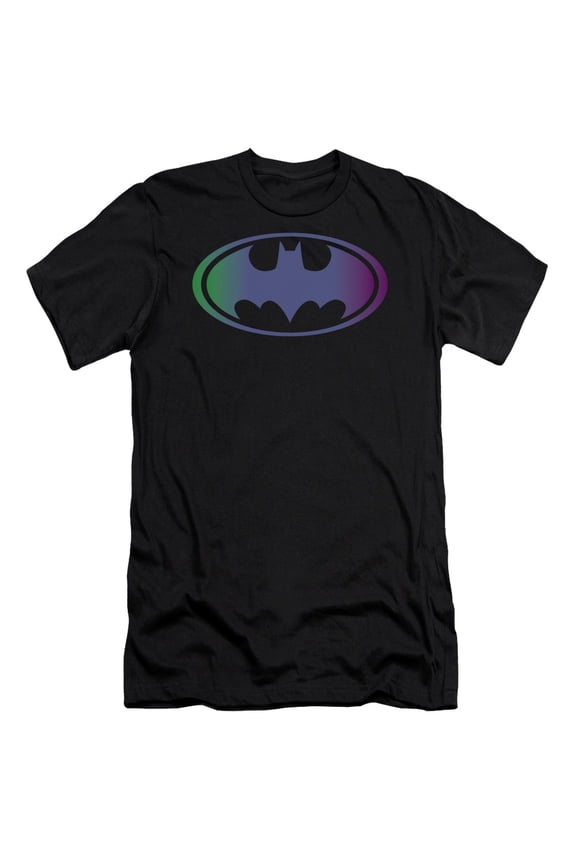 Batman - Gradient Bat Logo - Slim Fit Short Sleeve Shirt - Medium