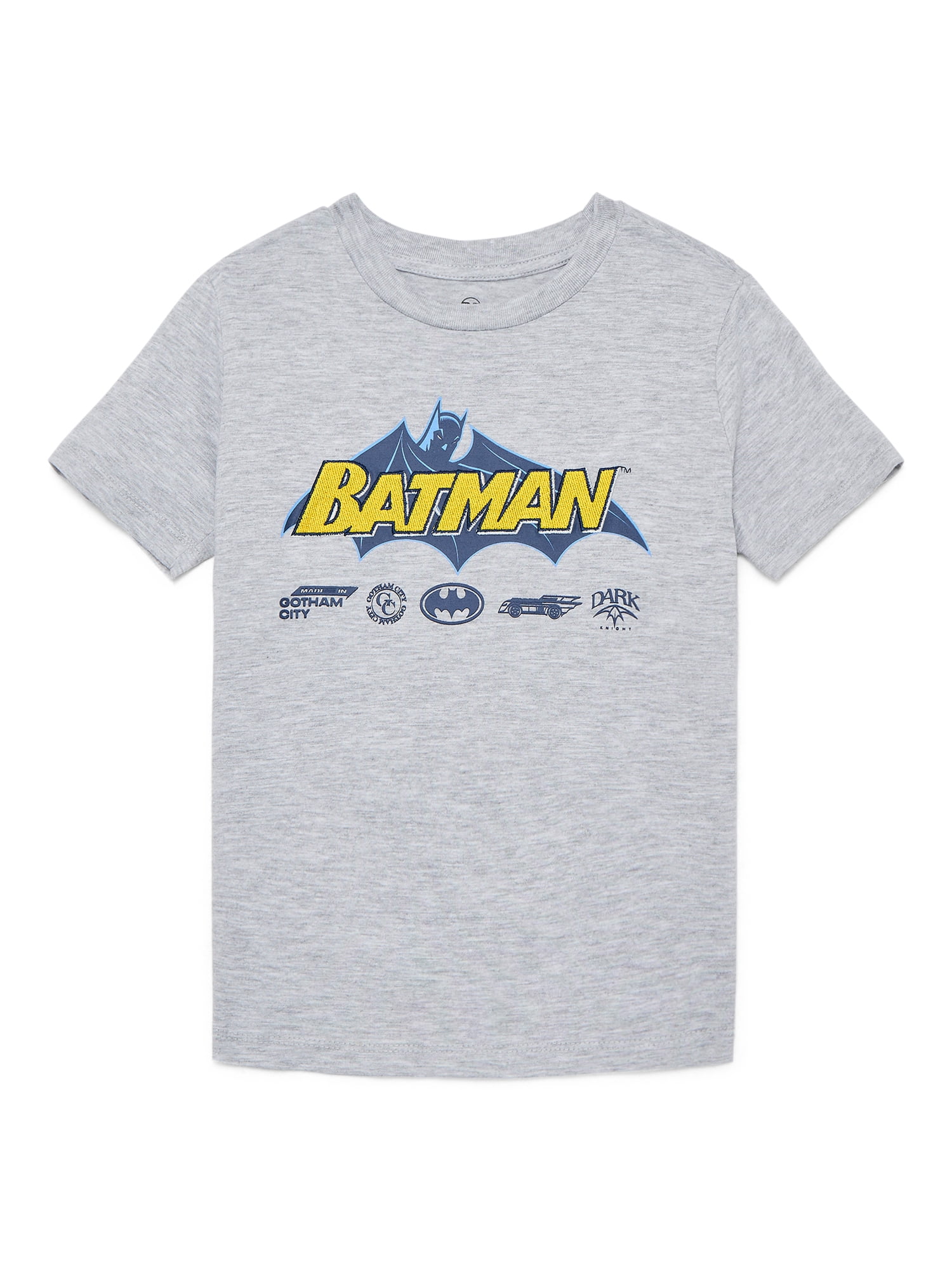 Batman Boys Graphic Tee with Short Sleeves, Sizes 4-18