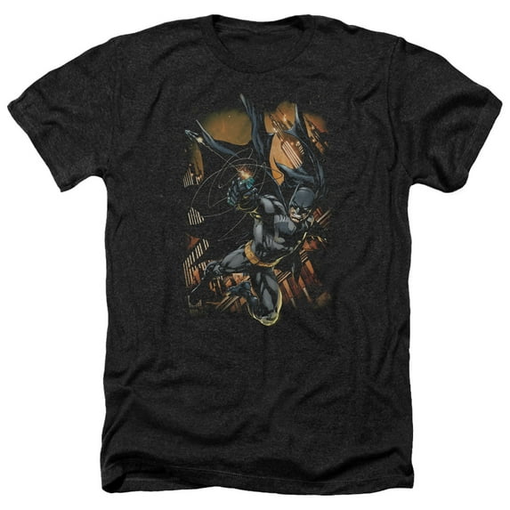 Batman - Grapple Fire - Heather Short Sleeve Shirt - Medium