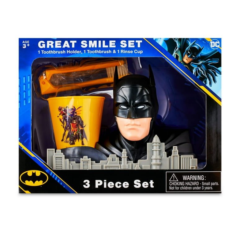 Batman Great Smile 3-Piece Toothbrush Gift Set - Walmart.com