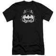 thumbnail image 1 of Batman Grim & Gritty Premium Canvas T-Shirt Adult Slim Fit 30/1 Black, 1 of 1