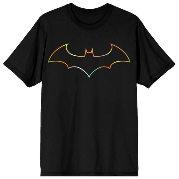 Batman HD & Gold Holographic Foil Men's Black Tee - M