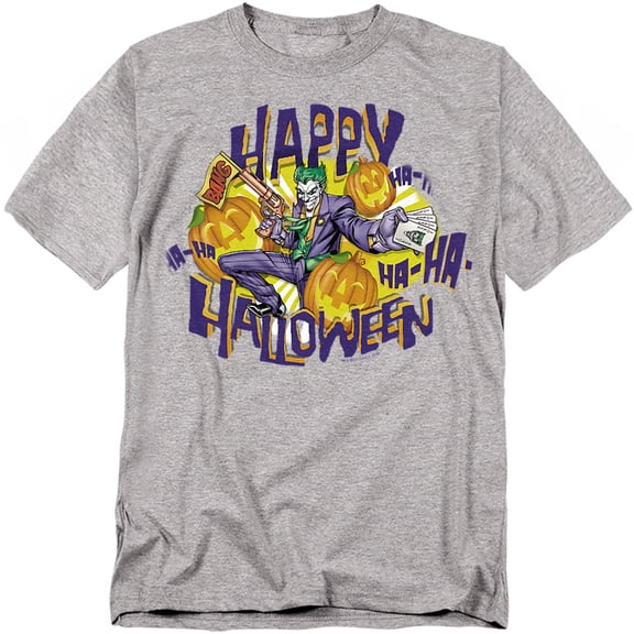 Batman T-Shirt Ha Ha Halloween 6Pc Prepack Unisex Graphic Tee For Men & Women