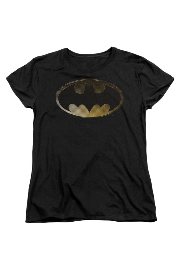Batman - Halftone Bat - Women's Short Sleeve Shirt - Medium