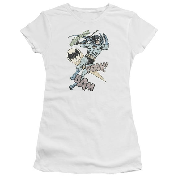 Batman - Halftone Swing - Juniors Teen Girls Cap Sleeve Shirt - XX-Large