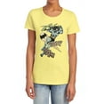 thumbnail image 1 of Batman Halftone Swing Women's T Shirt, Banana, Large, 1 of 6