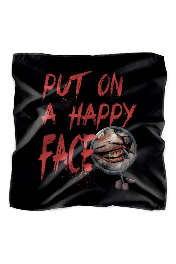 Happy Face Bandana (21 in x 21 in)