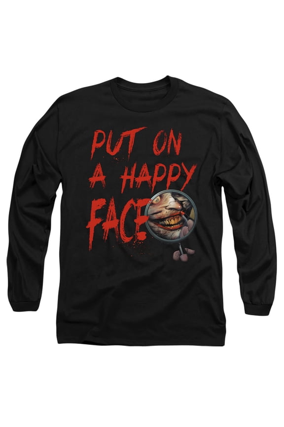 Batman - Happy Face - Long Sleeve Shirt - Small