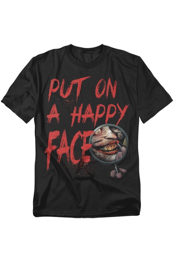 T-Shirt Happy Face Unisex Graphic Tee For Men & Women