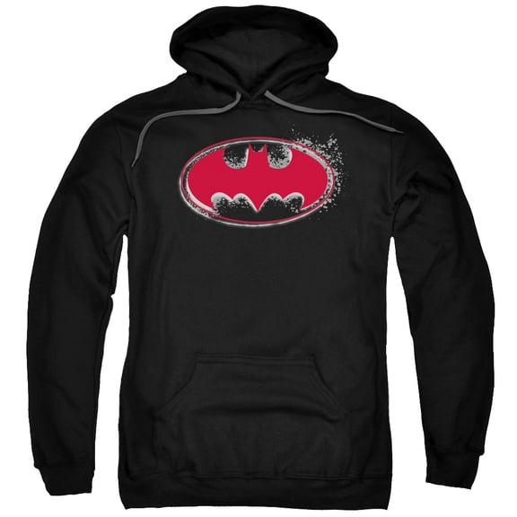 Batman - Hardcore Noir Bat Logo - Pull-Over Hoodie - Medium