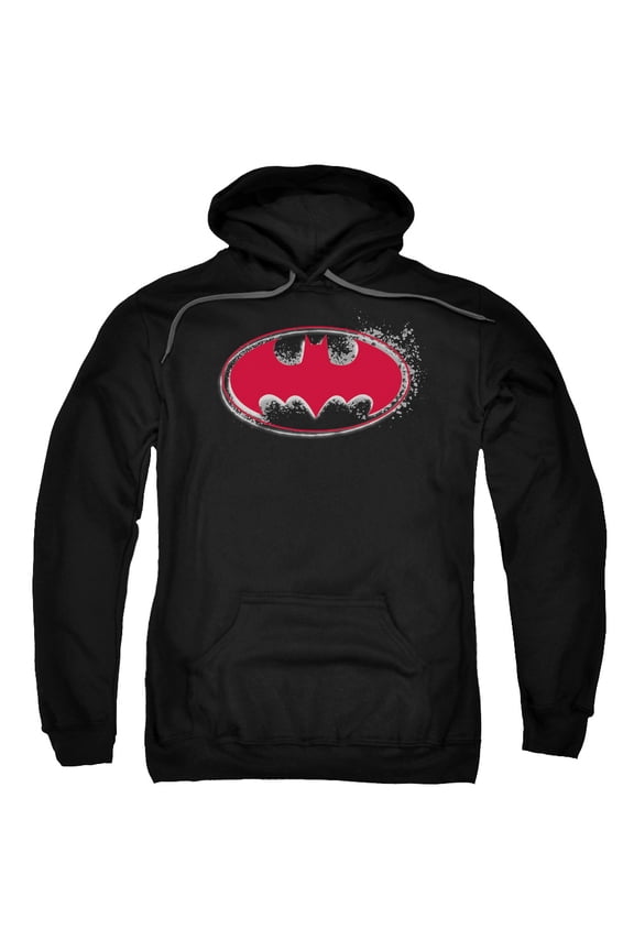 Batman - Hardcore Noir Bat Logo - Pull-Over Hoodie - Medium