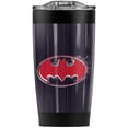 thumbnail image 1 of Batman Hardcore Noir Bat Logo Stainless Steel Tumbler 20 oz Coffee Travel Mug/Cup, Vacuum Insulated & Double Wall with Leakproof Sliding Lid | Great for Hot Drinks and Cold Beverages, 1 of 7