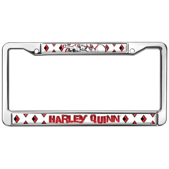 Batman Harley Diamonds Standard License Plate Metal Frame