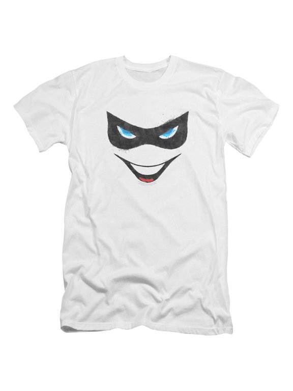 Batman - Harley Face - Premium Slim Fit Short Sleeve Shirt - Small
