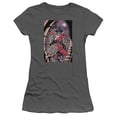 thumbnail image 1 of Batman Harley First S/S Junior Women's T-Shirt Sheer-Charcoal, 1 of 1