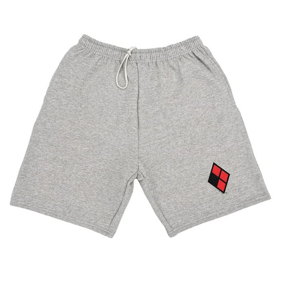 Batman Harley Quinn Diamond Logo Mens Sweat Shorts