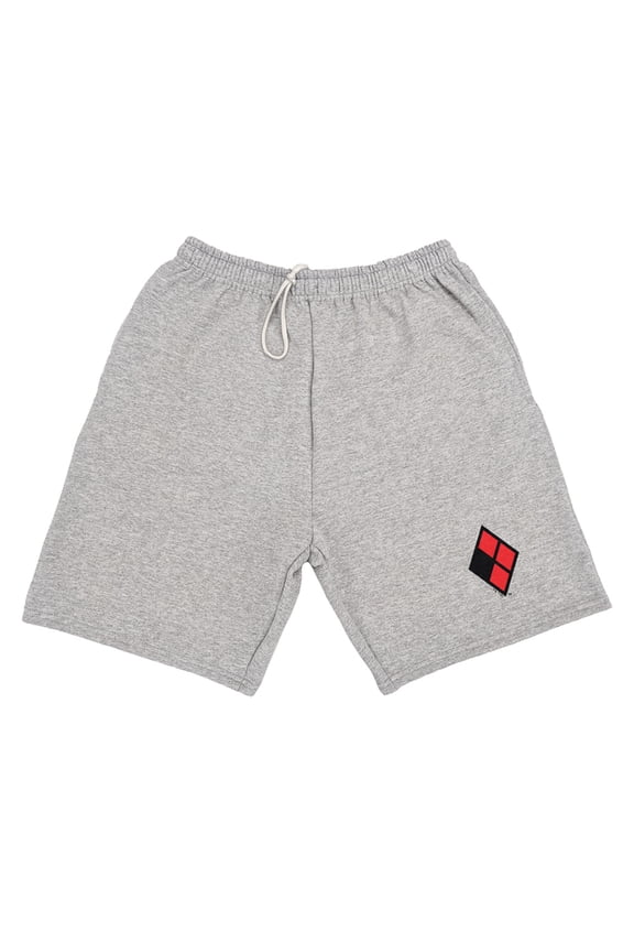 Batman Harley Quinn Diamond Logo Mens Sweat Shorts