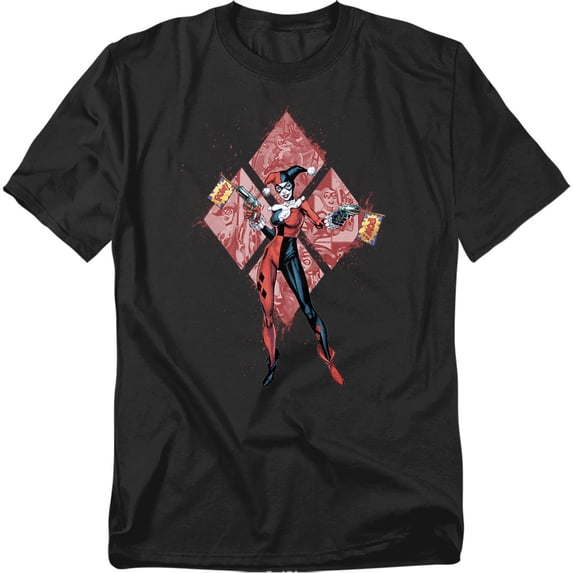 Batman T-Shirt Harley Quinn (Diamonds) Unisex Graphic Tee For Men & Women
