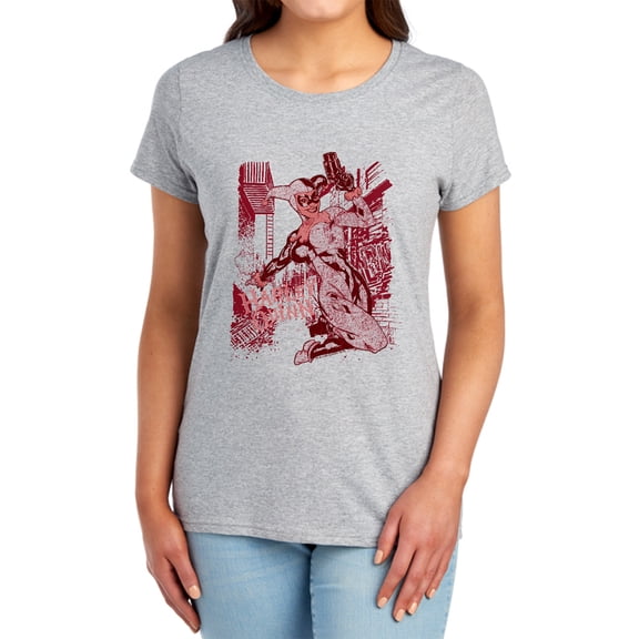 Batman Harleys Packing Women's T Shirt, Athletic Heather, Small