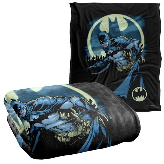 Batman Heed The Call Classic Officially Licensed Silky Touch Super Soft Throw Blanket 50' x 60'